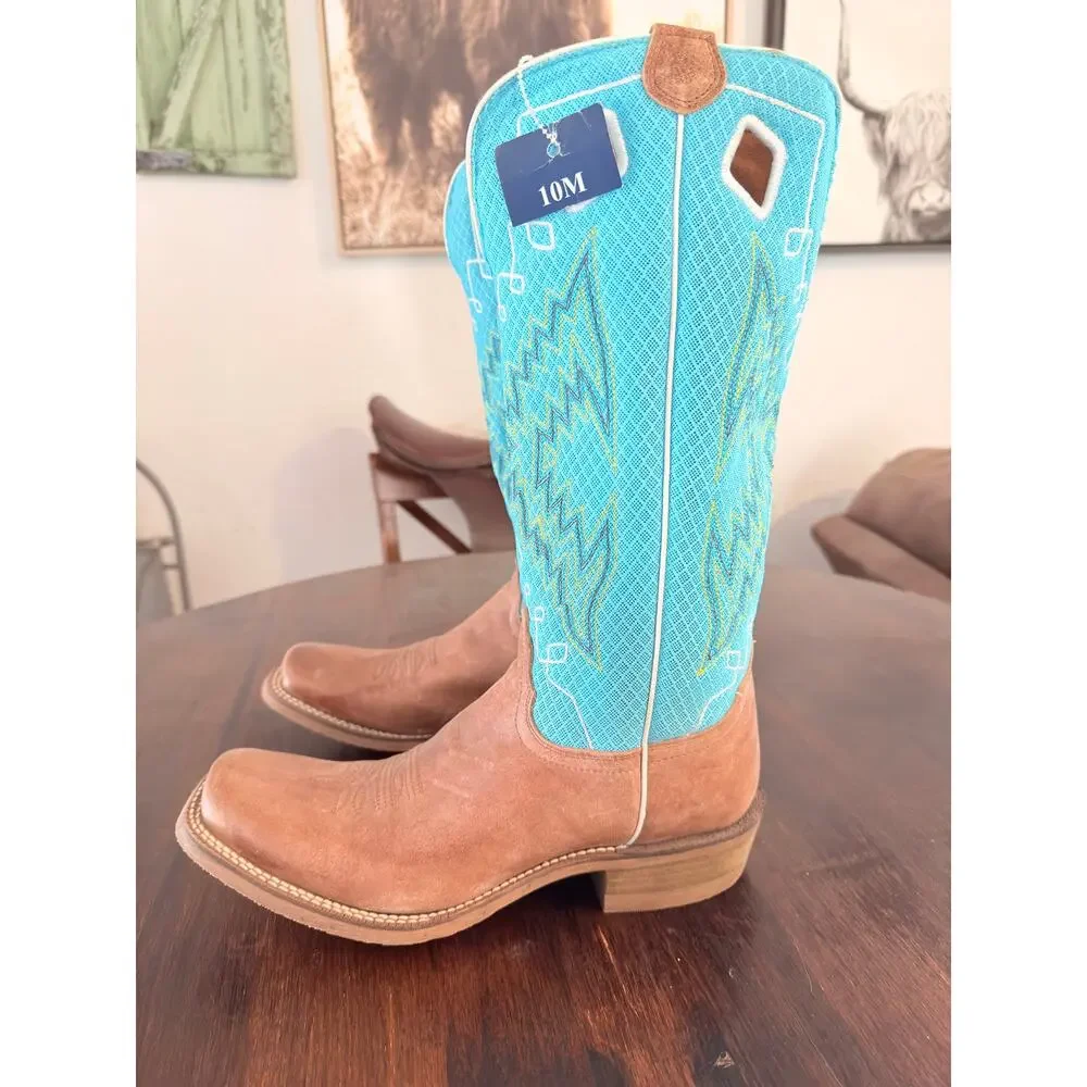 New With Tags Nocona Cowboy Genuine Leather Boots Men's Size 10